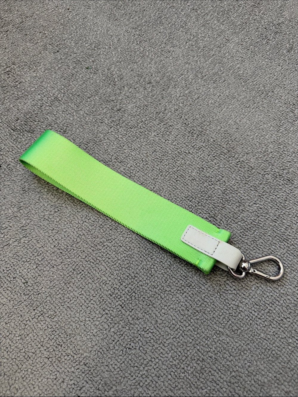 Lululemon Neon Green Keychain - Picture 2 of 4